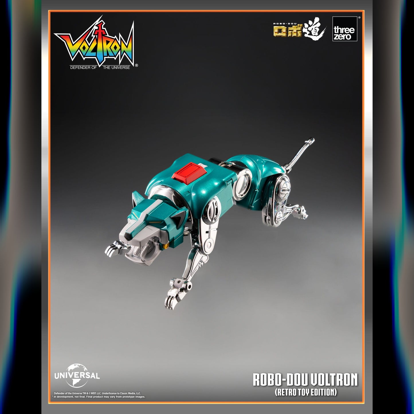 Voltron: Defender Of The Universe: ROBO-DOU Voltron (Retro Toy Edition): Action Figure ThreeZero