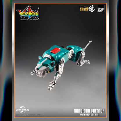 Voltron: Defender Of The Universe: ROBO-DOU Voltron (Retro Toy Edition): Action Figure - ThreeZero Action Figure