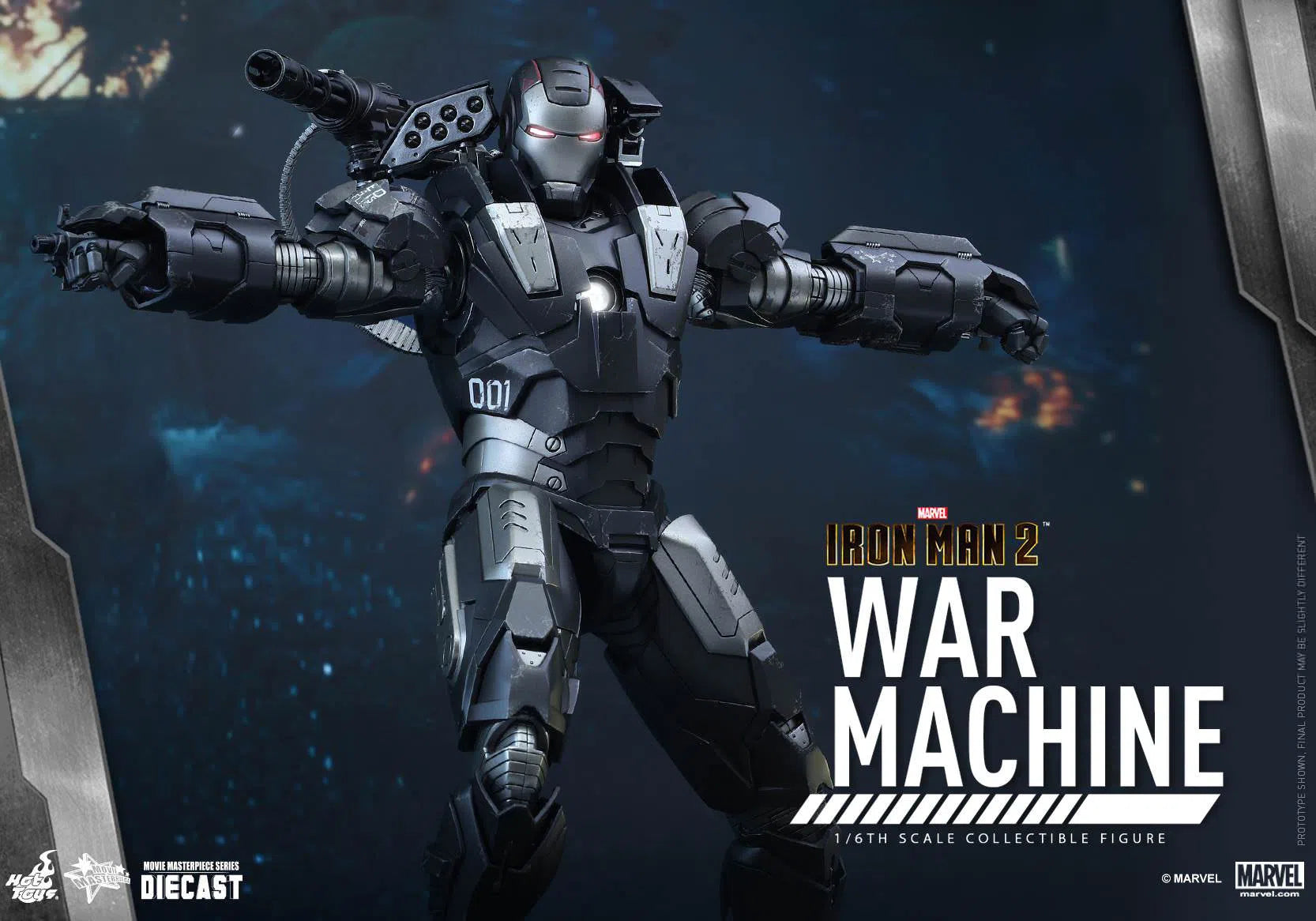 War Machine: Iron Man: Reissue: Marvel: MMS331D13 Hot Toys