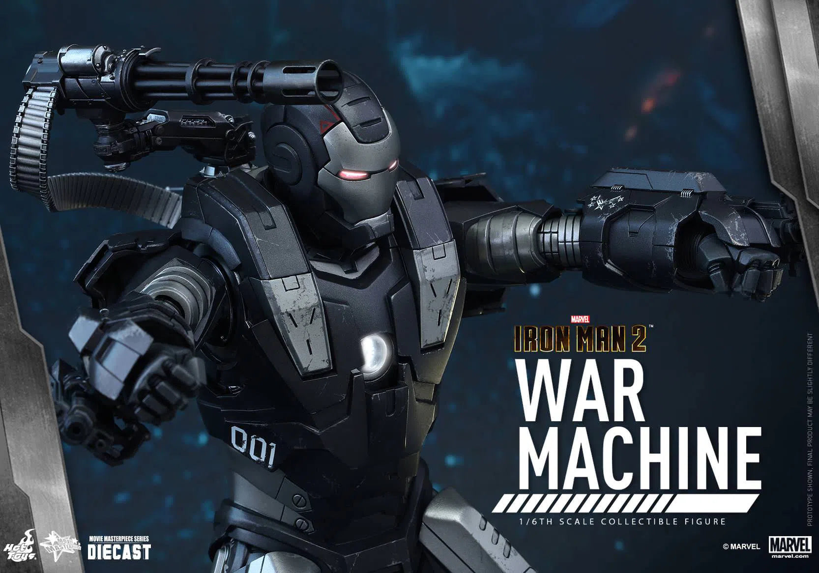 War Machine: Iron Man: Reissue: Marvel: MMS331D13 Hot Toys