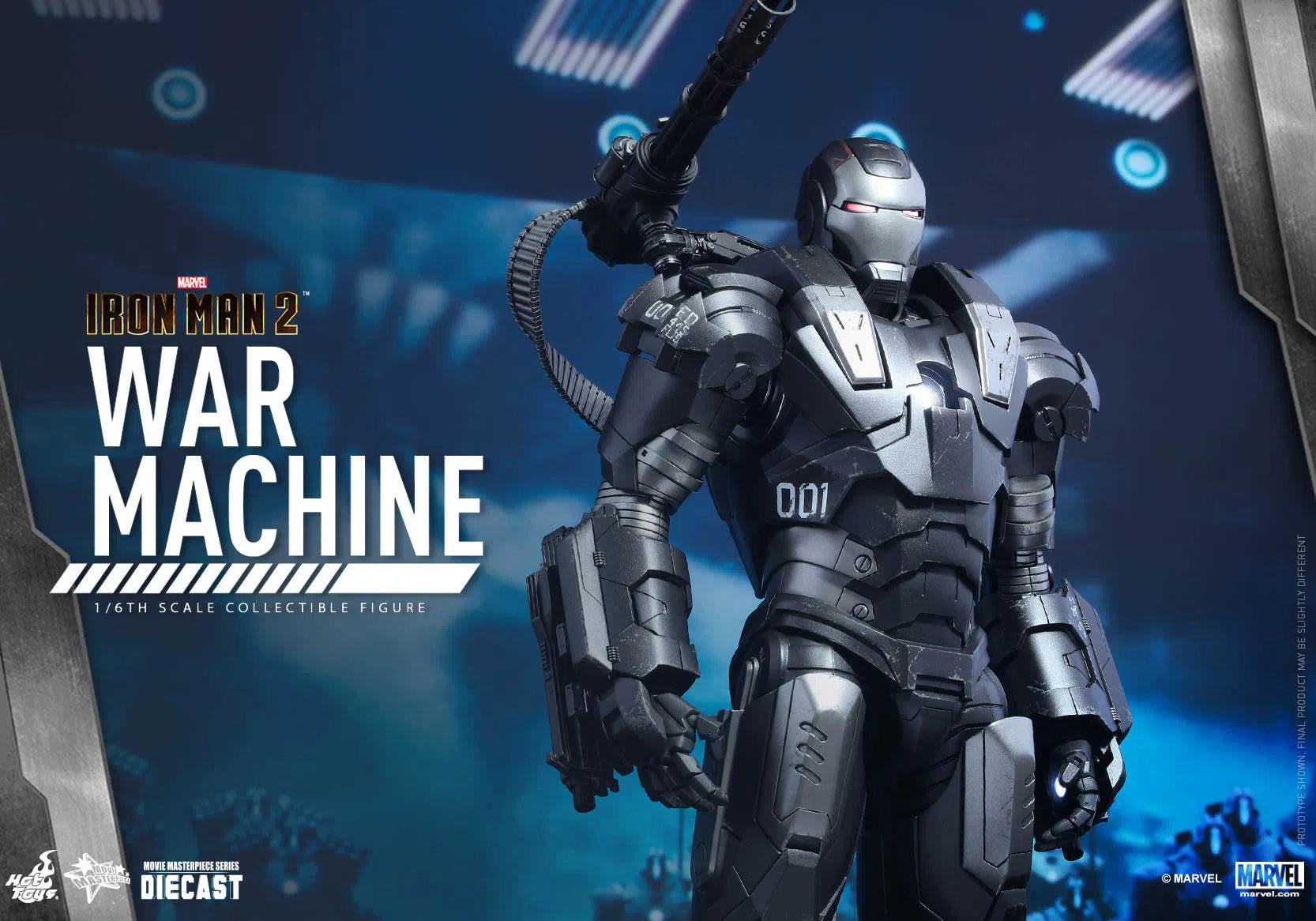 War Machine: Iron Man: Reissue: Marvel: MMS331D13 Hot Toys