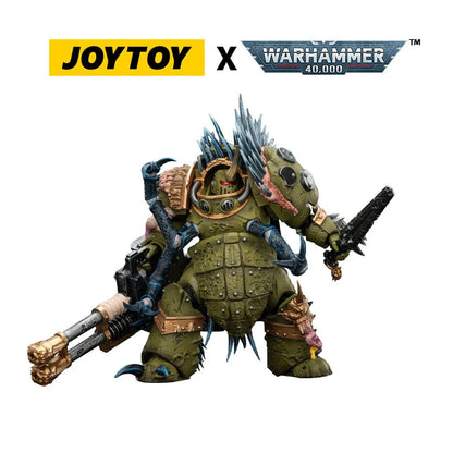 Warhammer 40,000 Action Figure Death Guard Blightlord Terminator 1 with Reaper Autocannon and Bubotic Blades 14 cm - Joy Toy Action figures