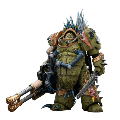 Warhammer 40,000 Action Figure Death Guard Blightlord Terminator 1 with Reaper Autocannon and Bubotic Blades 14 cm - Joy Toy Action figures