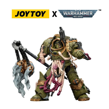 Warhammer 40,000 Action Figure Death Guard Blightlord Terminator 2 with Flail of Corruption 14 cm - Joy Toy Action figures