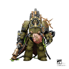 Warhammer 40,000 Action Figure Death Guard Lord of Virulence with Power Fist and Twin Plague Spewer 14 cm - Joy Toy (CN) Action Figures