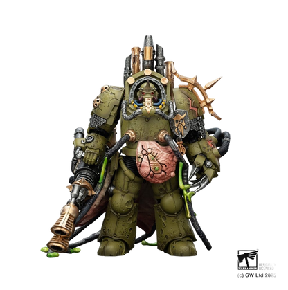 Warhammer 40,000 Action Figure Death Guard Lord of Virulence with Power Fist and Twin Plague Spewer 14 cm - Joy Toy (CN) Action Figures