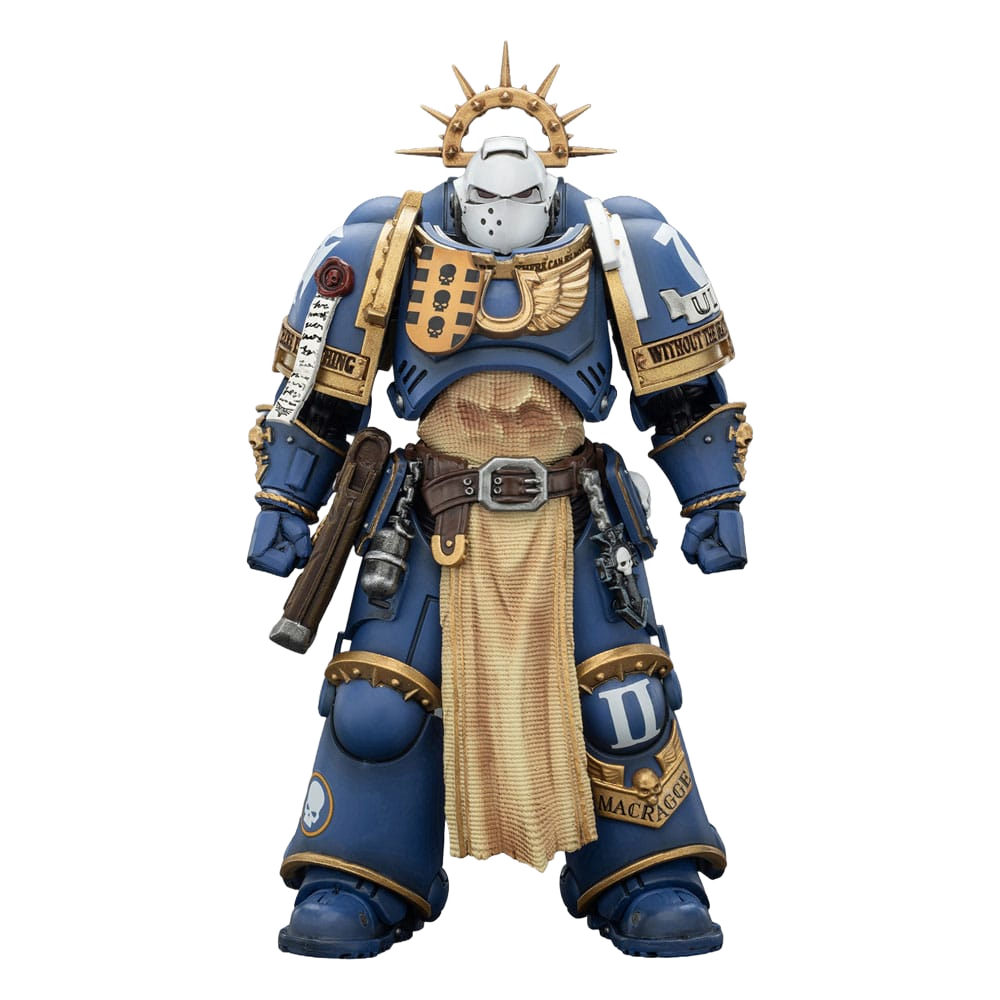 Warhammer 40,000 Action Figure Ultramarines Levantus with Power Sword, Stormshield and Bolt Pistol 13 cm - Joy Toy Action figures