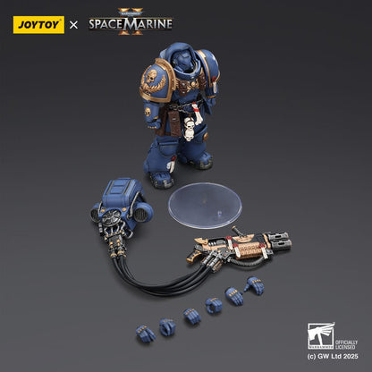 Warhammer 40,000: Space Marine 2 Action Figure Ultramarines Heavy Artificer Armor with Relic Multi-Melta - Joy Toy Action Figures
