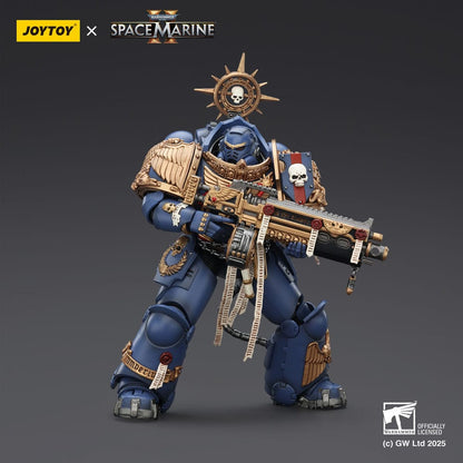 Warhammer 40,000: Space Marine 2 Action Figure Ultramarines Heavy Relic Primus Armor with Heavy Relic Bolt Rifle - Joy Toy Action Figures