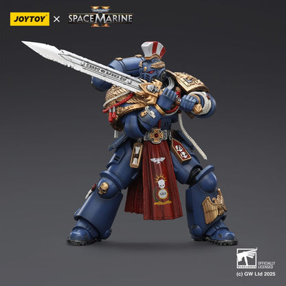 Warhammer 40,000: Space Marine 2 Action Figure Ultramarines Relic Primus Armour with Plasma Pistol and Combat Blade - Joy Toy Action Figures