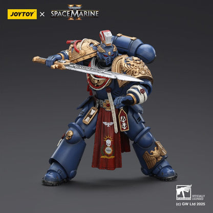 Warhammer 40,000: Space Marine 2 Action Figure Ultramarines Relic Primus Armour with Plasma Pistol and Combat Blade - Joy Toy Action Figures
