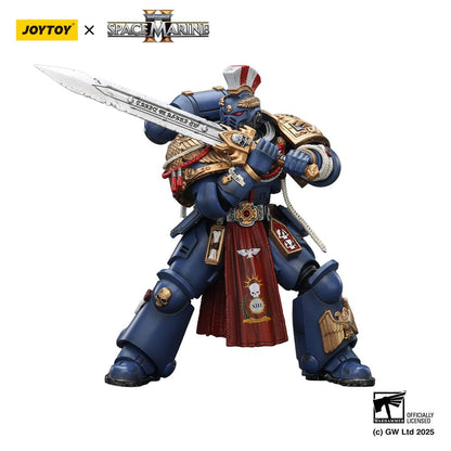 Warhammer 40,000: Space Marine 2 Action Figure Ultramarines Relic Primus Armour with Plasma Pistol and Combat Blade - Joy Toy Action Figures