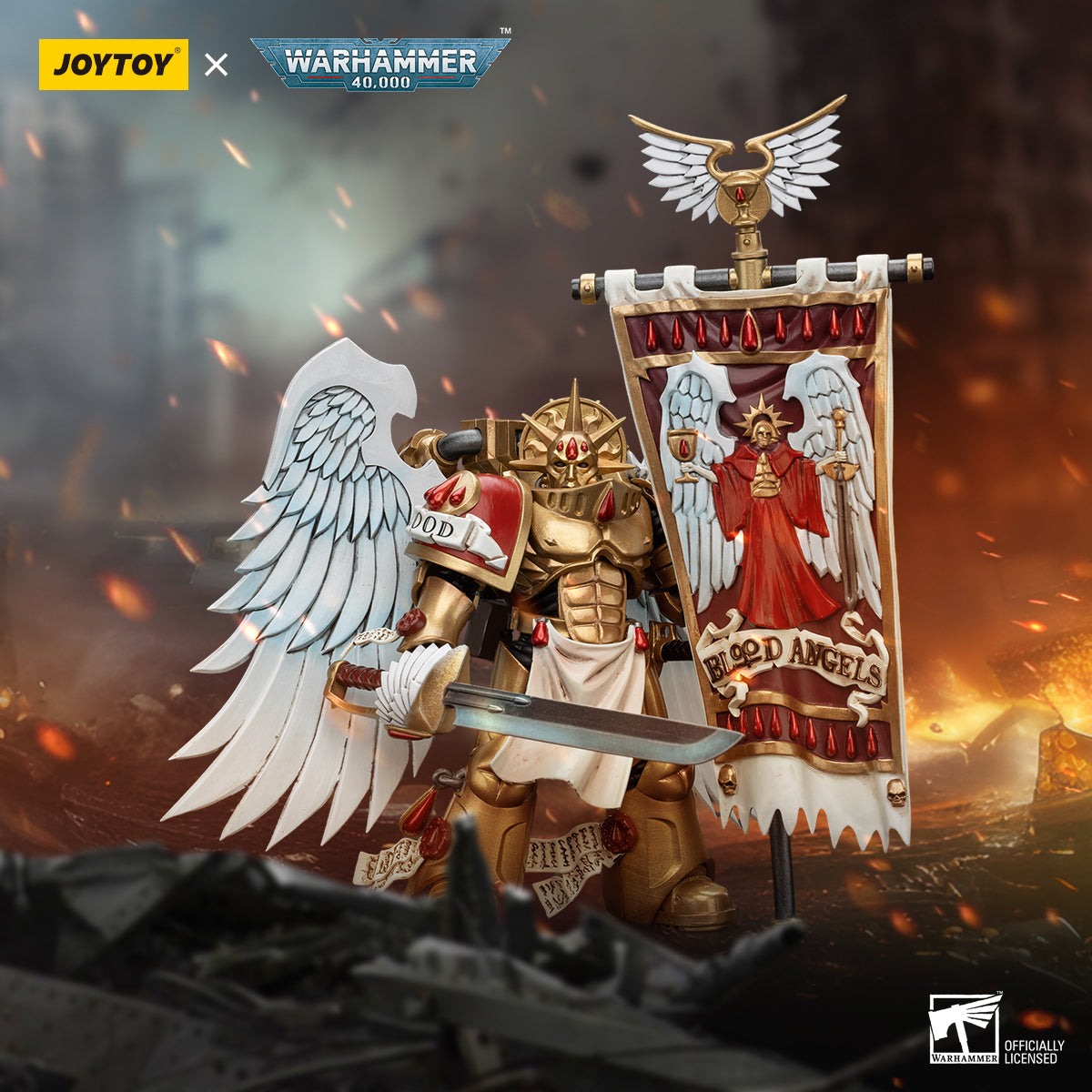 Warhammer 40K: Blood Angels: Sanguinary Guard: Sanguinary Ancient Joy Toy