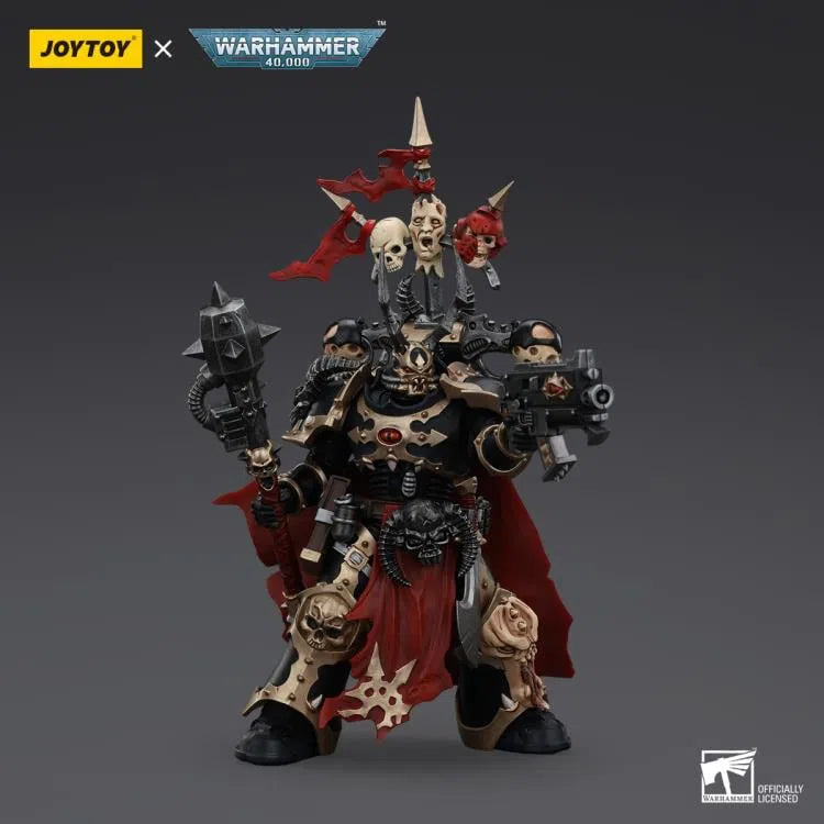 Warhammer 40K: Blood Chaos Space Marines: Black Legion Chosen Champion with Bolter and Power Maul: Action Figure: Joy Toy Joy Toy