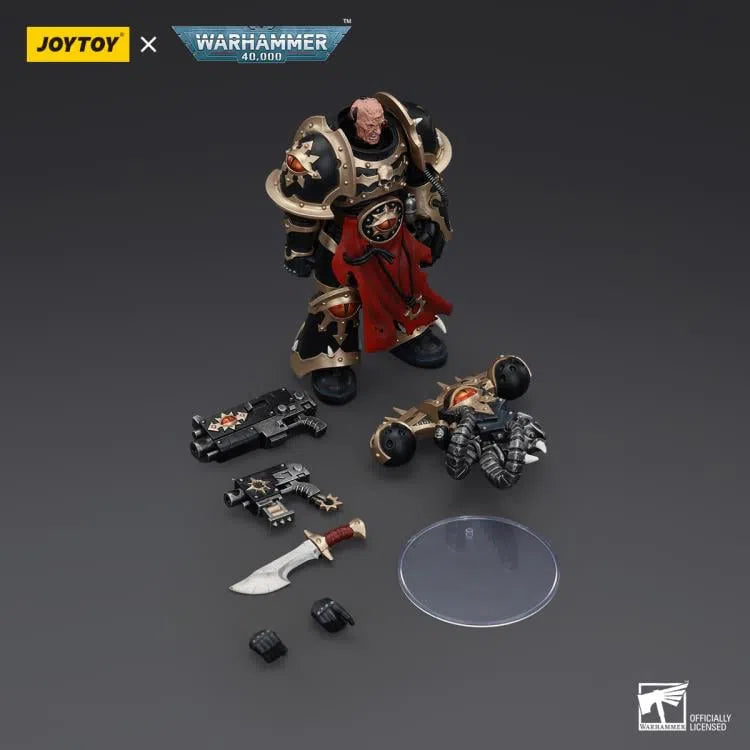 Warhammer 40K: Blood Chaos Space Marines: Black Legion Chosen with Bolt Pistol and Power Fist: Action Figure: Joy Toy Joy Toy