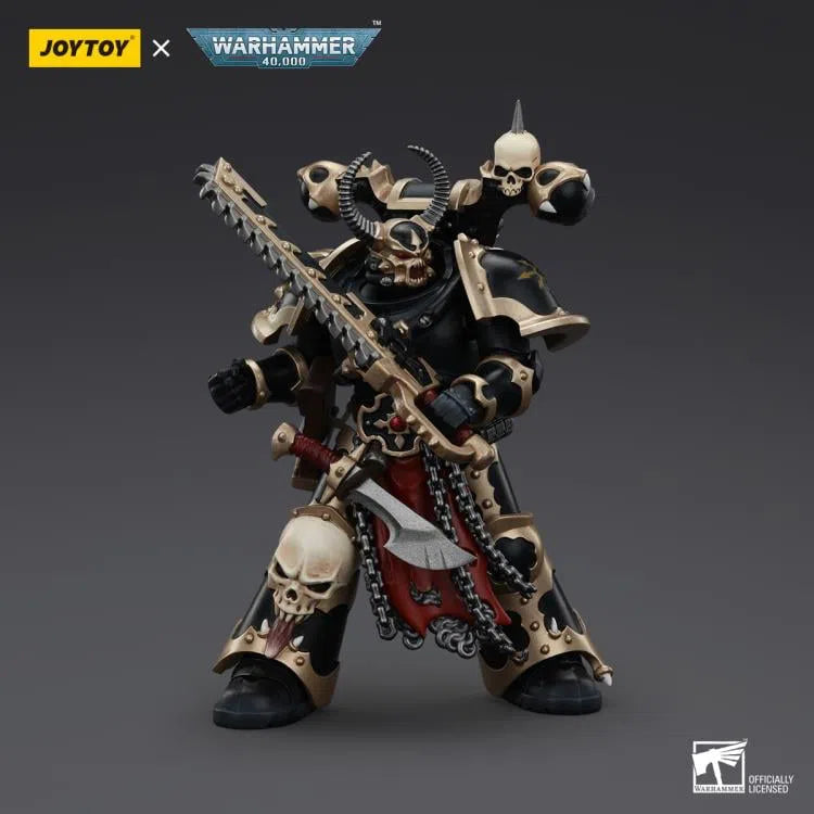 Warhammer 40K: Blood Chaos Space Marines: Black Legion Chosen with Combi-melta and Chainsword: Action Figure: Joy Toy Joy Toy