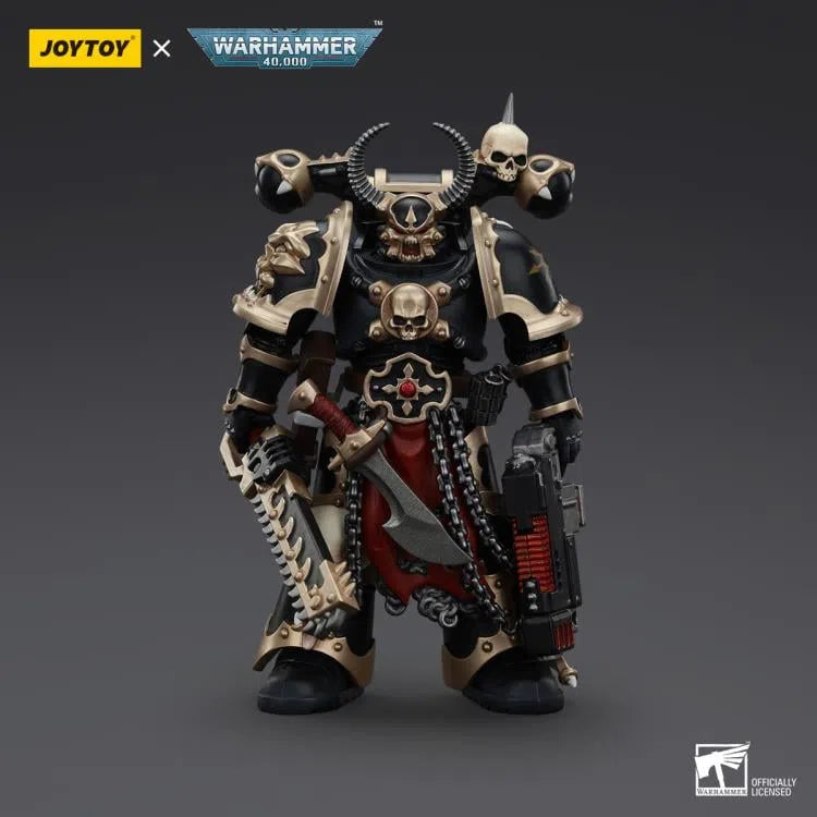 Warhammer 40K: Blood Chaos Space Marines: Black Legion Chosen with Combi-melta and Chainsword: Action Figure: Joy Toy Joy Toy