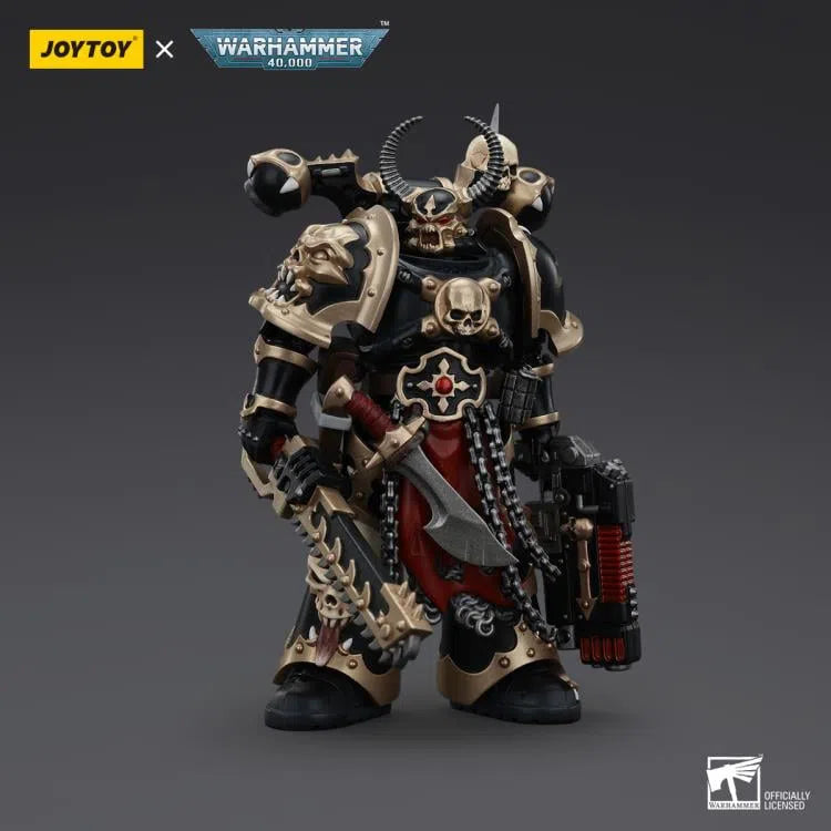 Warhammer 40K: Blood Chaos Space Marines: Black Legion Chosen with Combi-melta and Chainsword: Action Figure: Joy Toy Joy Toy