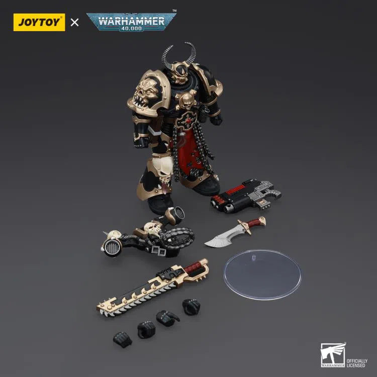 Warhammer 40K: Blood Chaos Space Marines: Black Legion Chosen with Combi-melta and Chainsword: Action Figure: Joy Toy Joy Toy