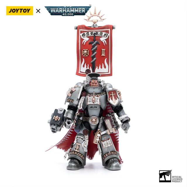 Warhammer 40K: Grey Knights: Castellan Crowe (Reissue): Action Figure: - Joy Toy Action Figure
