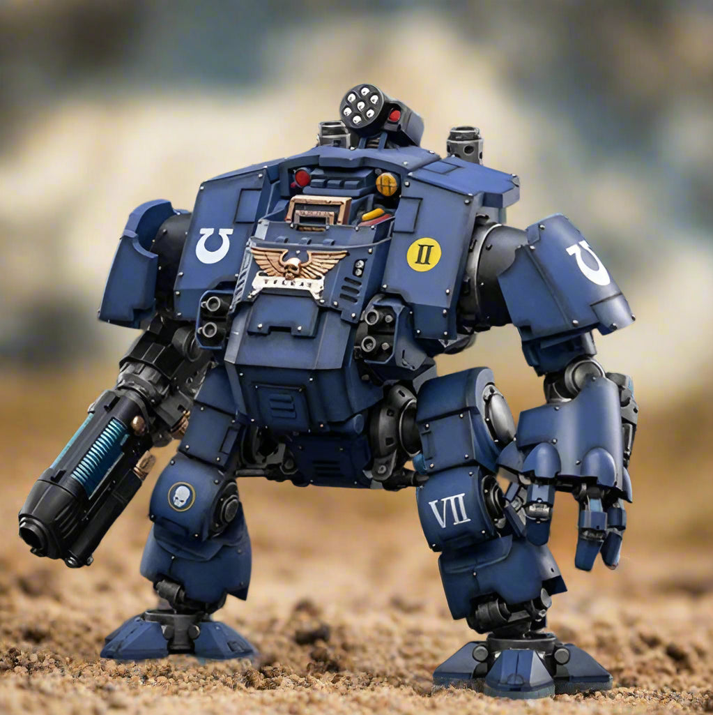 Warhammer 40K: UItramarines: Redemptor Dreadnought: Brother Dreadnought Tyleas: Reissue : Joy Toy Joy Toy