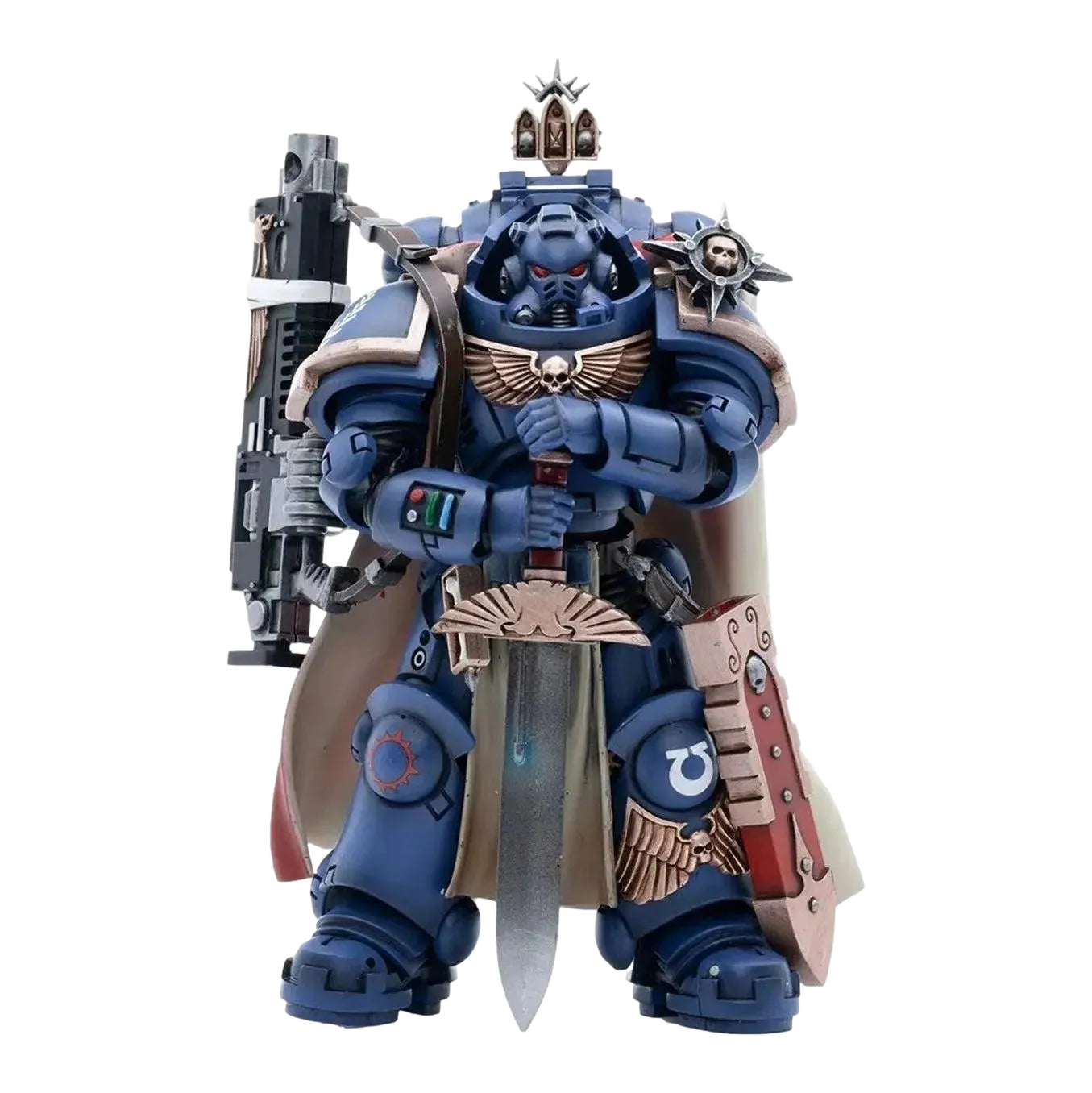 Warhammer 40K: Ultramarines: Primaris Captain Ptolias Corvor - Joy Toy Action Figures