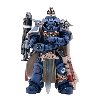 Warhammer 40K: Ultramarines: Primaris Captain Ptolias Corvor - Joy Toy Action Figures