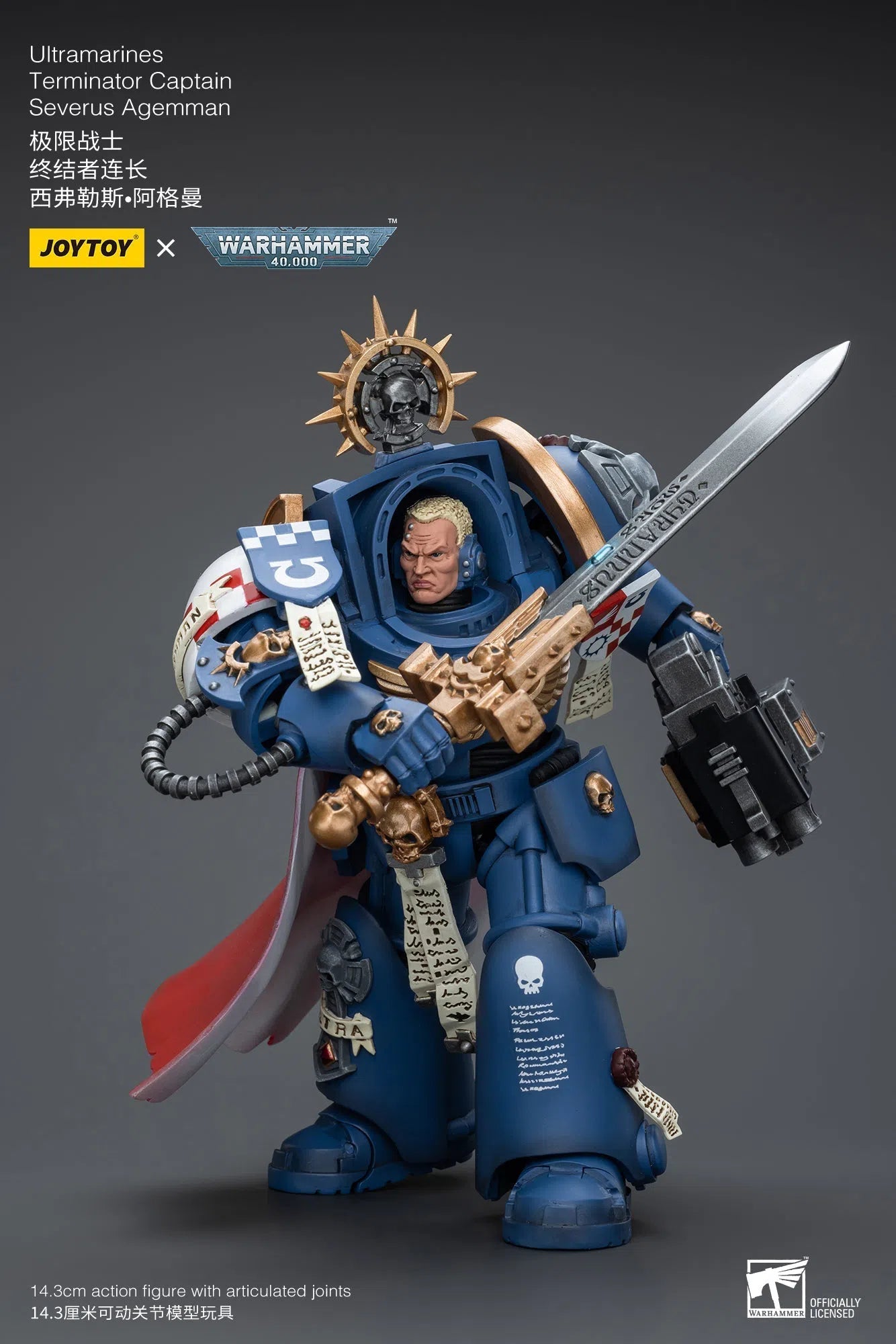 Warhammer 40K: Ultramarines: Terminator Captain: Severus Agemman : Joy Toy Joy Toy