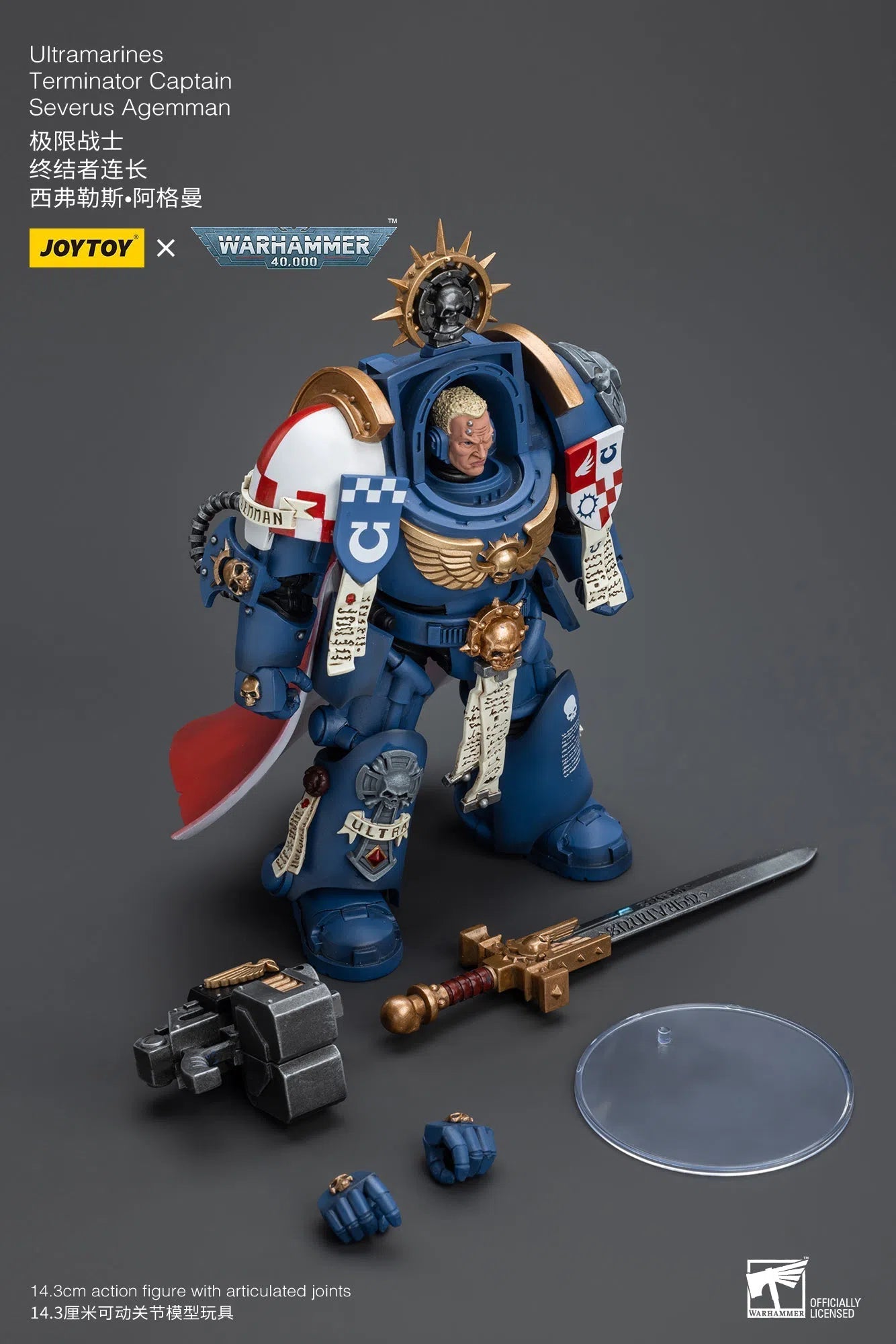 Warhammer 40K: Ultramarines: Terminator Captain: Severus Agemman : Joy Toy Joy Toy