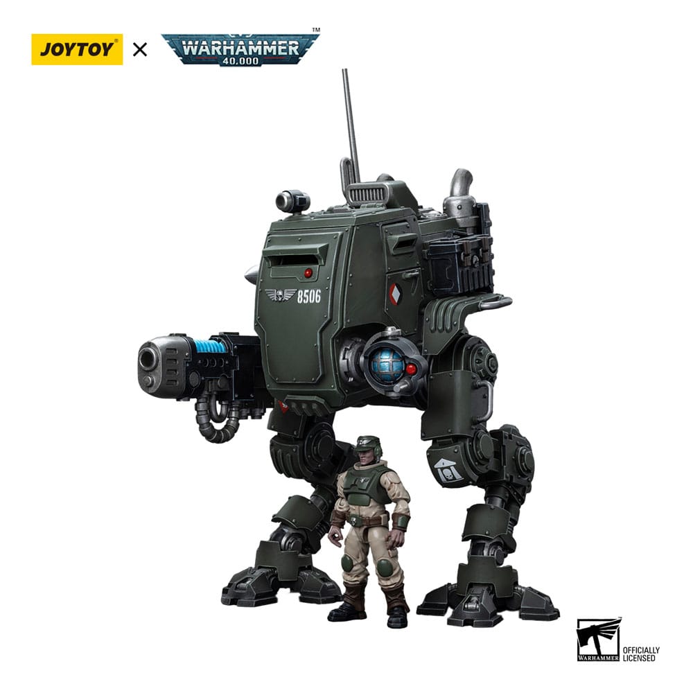 Warhammer 40k Action Figure 1/18 Astra Militarum Cadian Armoured Sentinel 12 cm - Joy Toy Action Figures