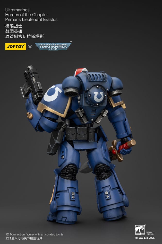 Warhammer 40k Action Figure 1/18 Ultramarines Heroes of the Chapter Primaris Lieutenant Erastus 20 cm - Joy Toy Action figures