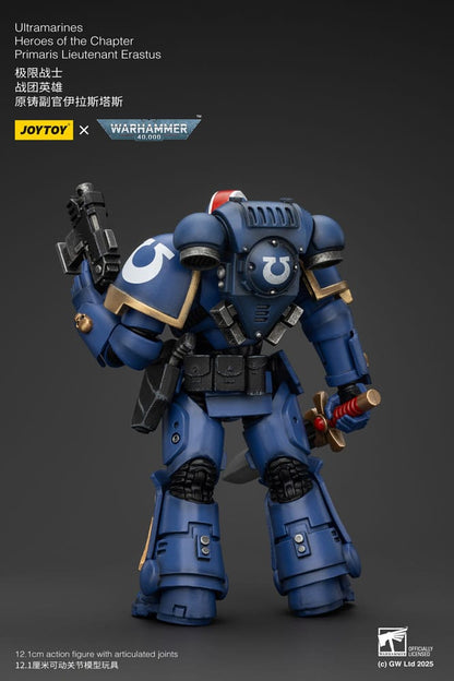 Warhammer 40k Action Figure 1/18 Ultramarines Heroes of the Chapter Primaris Lieutenant Erastus 20 cm - Joy Toy Action figures
