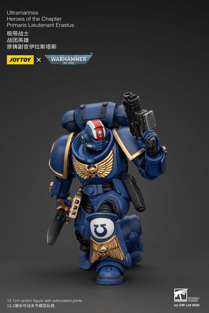 Warhammer 40k Action Figure 1/18 Ultramarines Heroes of the Chapter Primaris Lieutenant Erastus 20 cm - Joy Toy Action figures