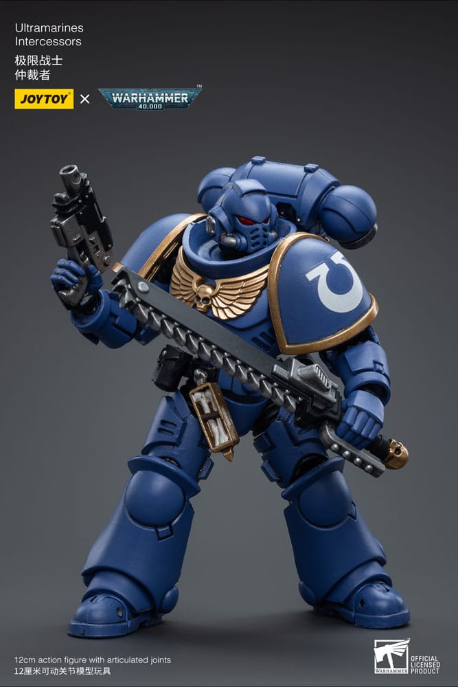Warhammer 40k Action Figure 1/18 Ultramarines Intercessors 12 cm - Joy Toy Action figures