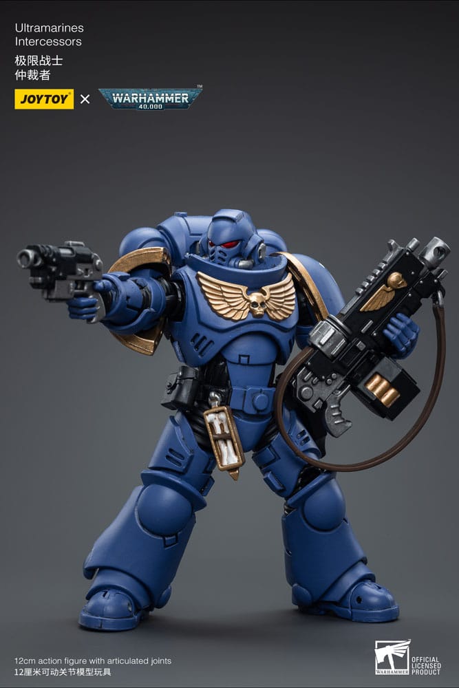 Warhammer 40k Action Figure 1/18 Ultramarines Intercessors 12 cm - Joy Toy Action figures