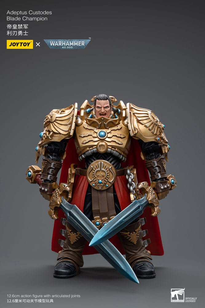 Warhammer 40k: Adeptus Custodes: Blade Champion: Action Figure - Joy Toy Action Figure