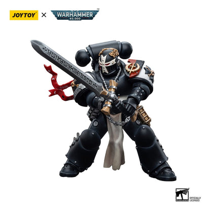 Warhammer 40k: Black Templars: Sword Brethren Brother Lombast: Action Figure - Joy Toy Action Figure