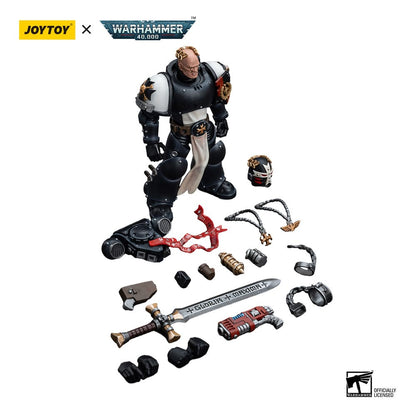 Warhammer 40k: Black Templars: Sword Brethren Brother Lombast: Action Figure - Joy Toy Action Figure