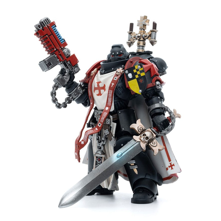 Warhammer 40k: Black Templars: Sword Brethren Brother Lombast: Action Figure - Joy Toy Action Figure