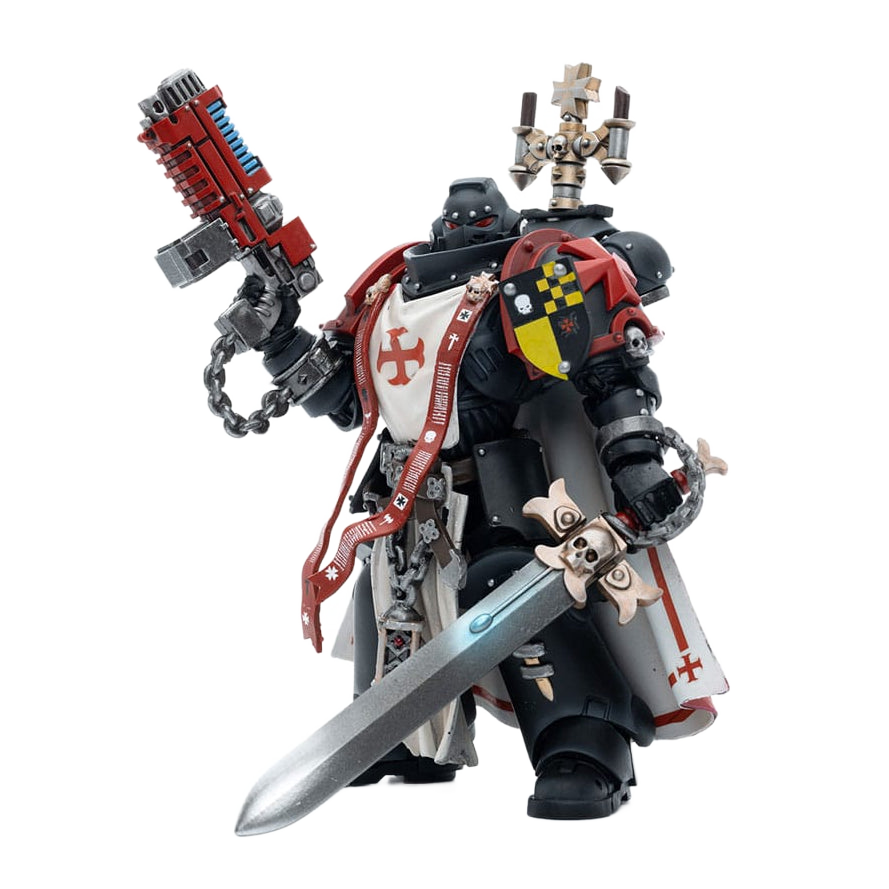 Warhammer 40k: Black Templars: Sword Brethren Brother Lombast: Action Figure - Joy Toy Action Figures