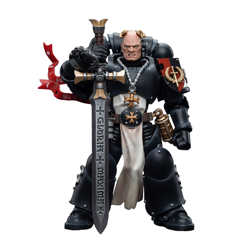 Warhammer 40k: Black Templars: Sword Brethren Brother Lombast: Action Figure - Joy Toy Action Figures
