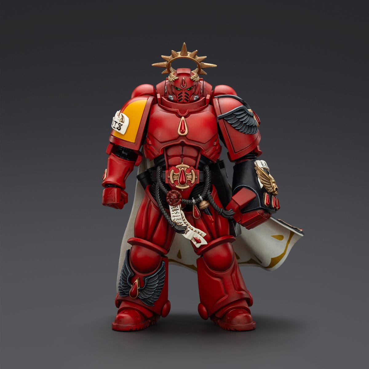 Warhammer 40k: Combat Patrol: Blood Angels: Captain with Inferno Pistol & Power Fist: Action Figure - Joy Toy Action Figure