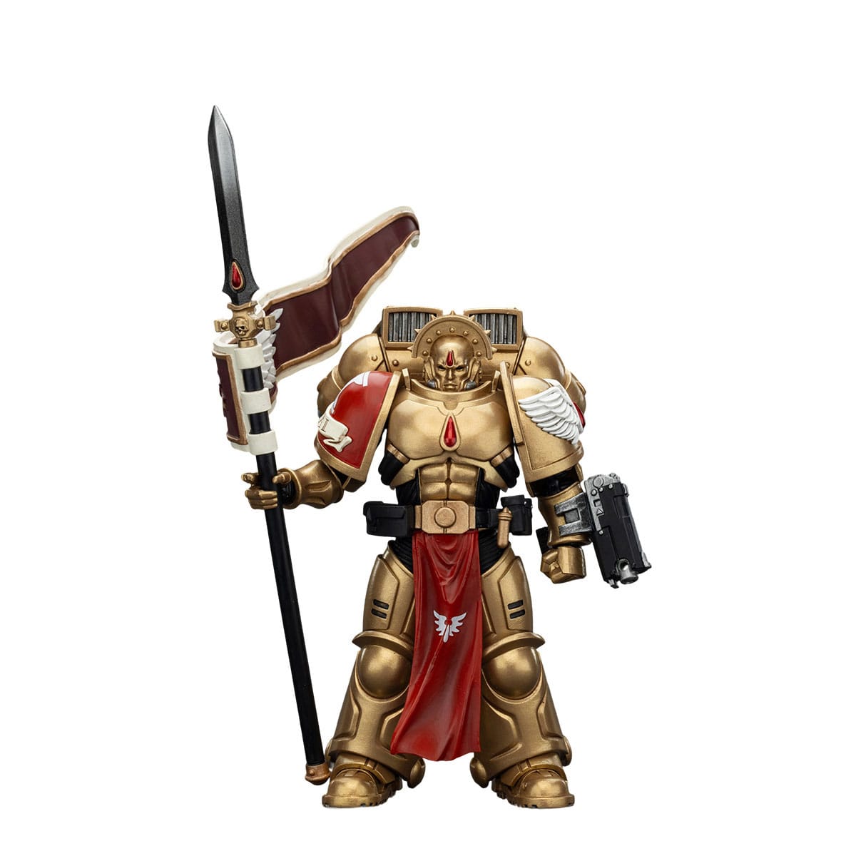 Warhammer 40k: Combat Patrol: Blood Angels: Sanguinary Guard 3 with Angelus Boltgun and Encarmine Spear: Action Figure - Joy Toy Action Figure