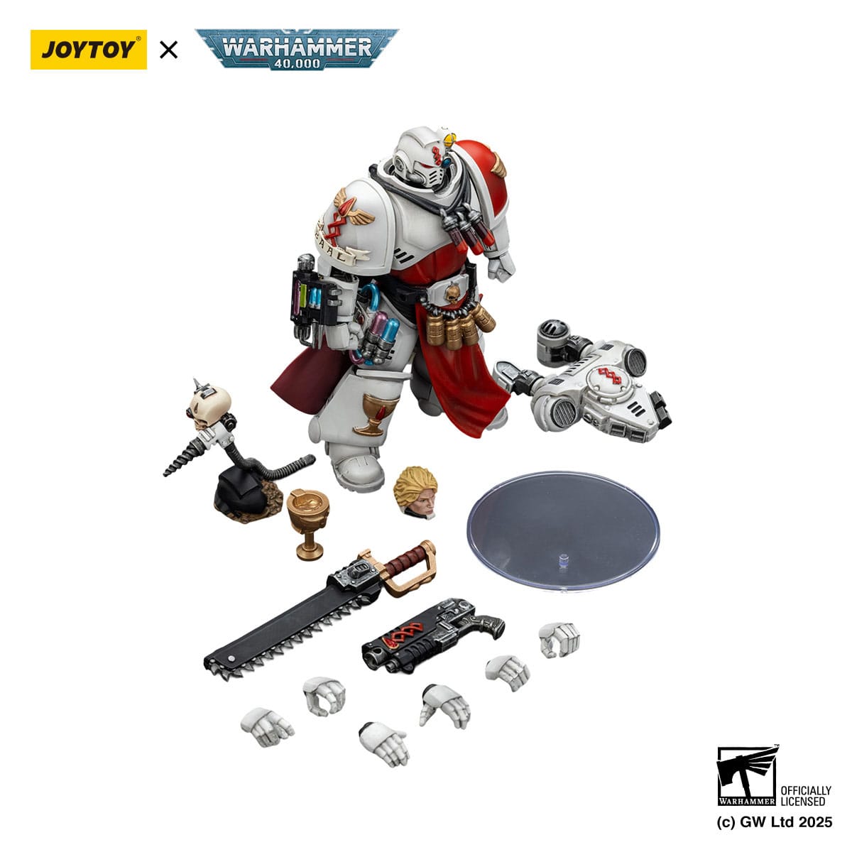 Warhammer 40k: Combat Patrol: Blood Angels: Sanguinary Priest: Action Figure - Joy Toy Action Figure