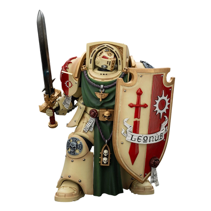 Warhammer 40k: Dark Angels Deathwing Knight 2 with Power Sword, Storm Shield, and Watcher in the Dark: Action Figure - Joy Toy Action Figures