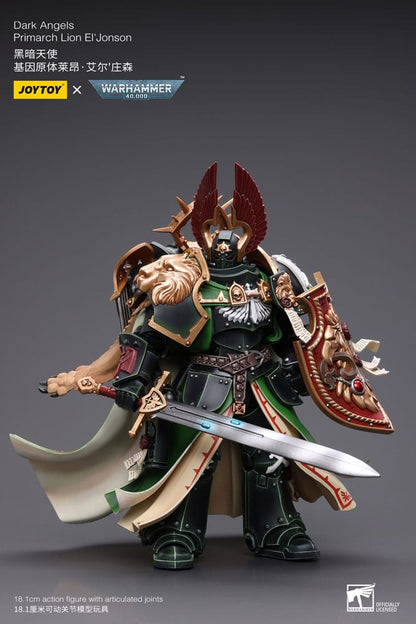 Warhammer 40k: Dark Angels: Primarch Lion El'Jonson: Action Figure (Reissue) - Joy Toy Action Figure