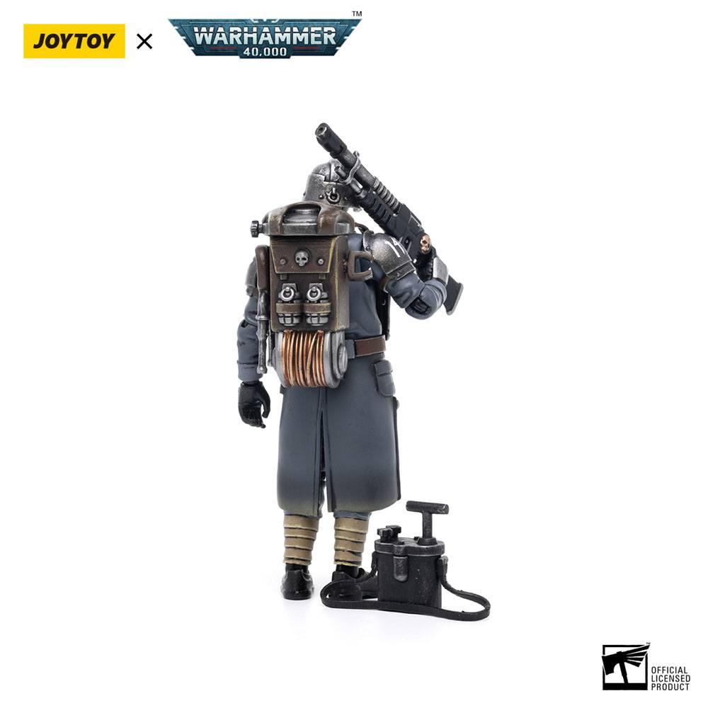 Warhammer 40k: Death Korps of Krieg: Veteran Squad Guardsman Demolitions Specialist: Action Figure - Joy Toy Action Figure