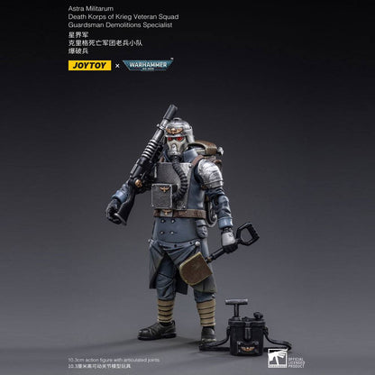 Warhammer 40k: Death Korps of Krieg: Veteran Squad Guardsman Demolitions Specialist: Action Figure - Joy Toy Action Figure