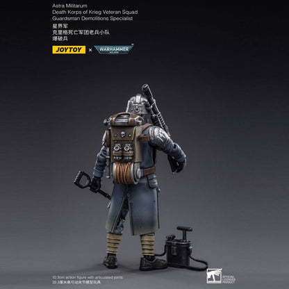 Warhammer 40k: Death Korps of Krieg: Veteran Squad Guardsman Demolitions Specialist: Action Figure - Joy Toy Action Figure