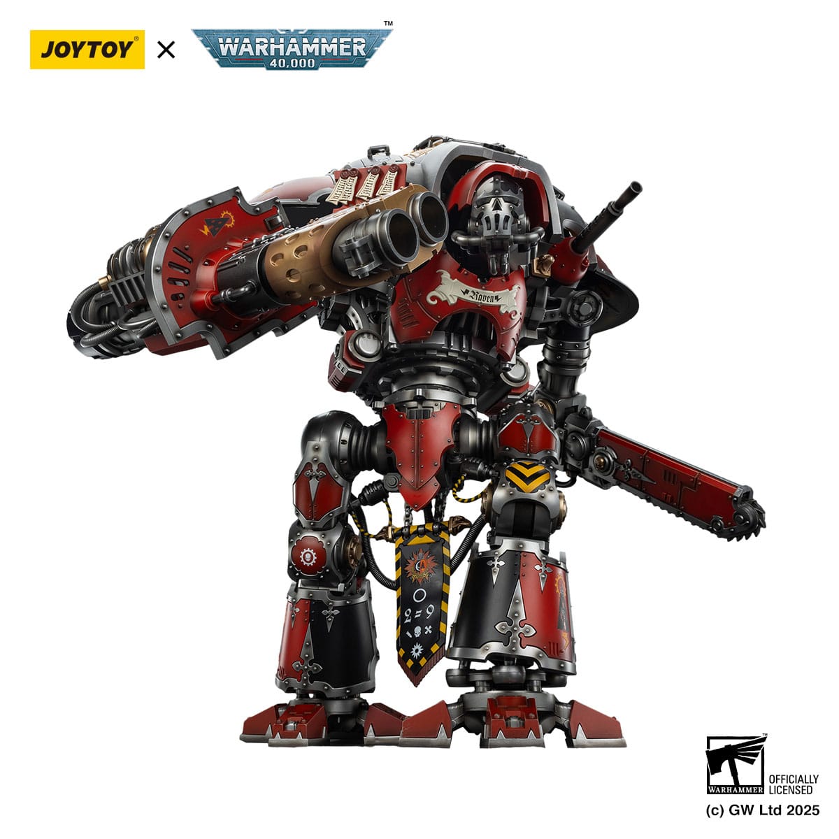Warhammer 40k: Space Marine 2: Imperial Knights: House Raven: Knight Errant: Action Figure - Joy Toy Action Figure